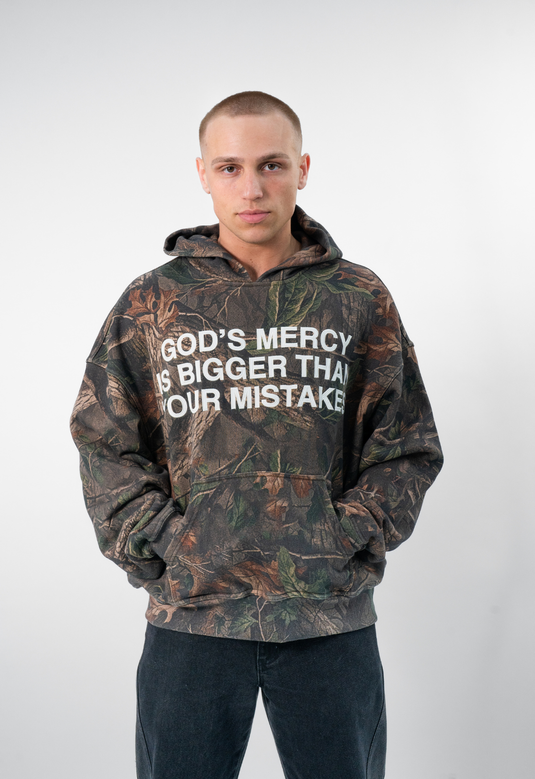"ENDLESS MERCY" CAMO HOODIE