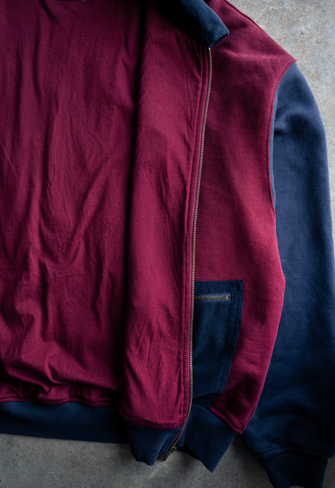 "IMAGINE" CORDUROY FULL-ZIP JACKET
