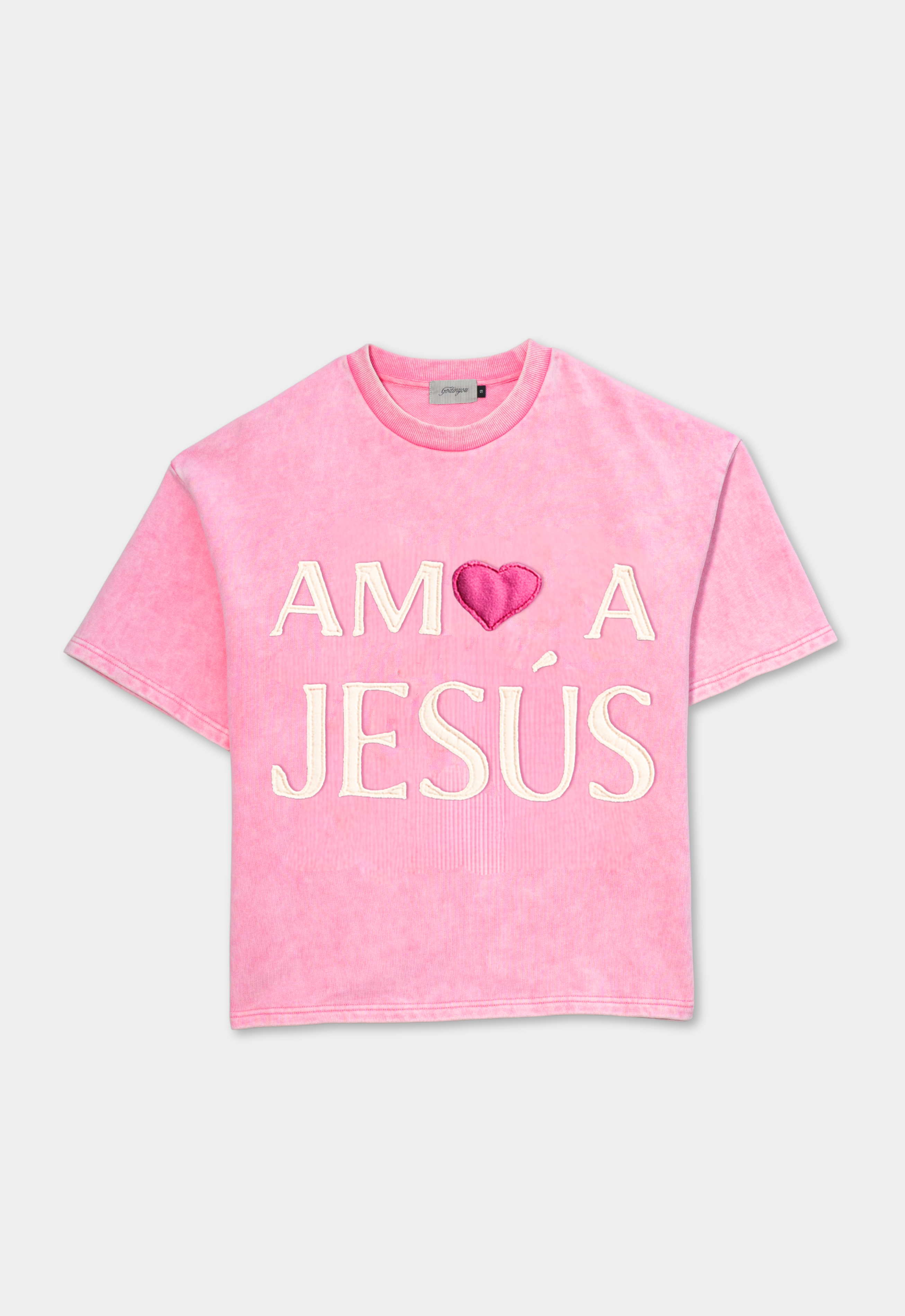 "AMO A JESÚS" TEE (PINK)