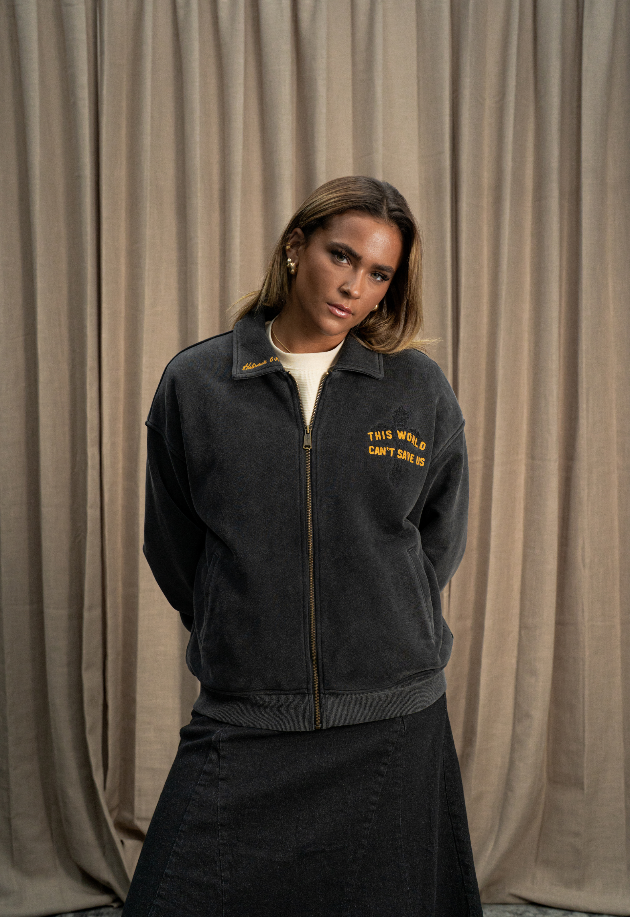 "ANCHORED" FULL-ZIP JACKET