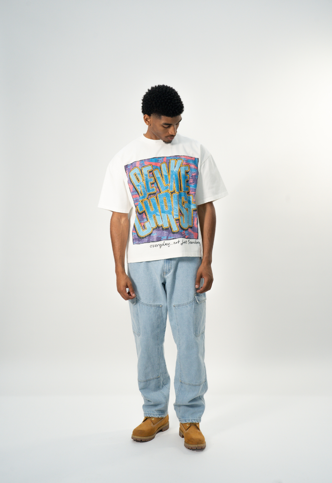 "BE LIKE CHRIST" BOXY TEE