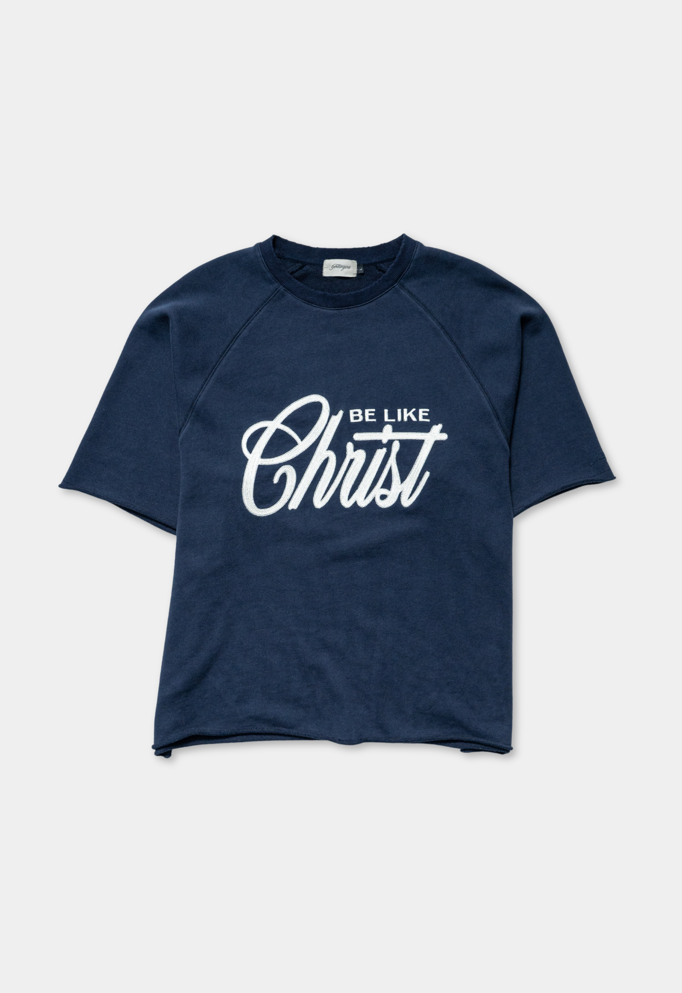 "BE LIKE CHRIST" TEE (NAVY BLUE)