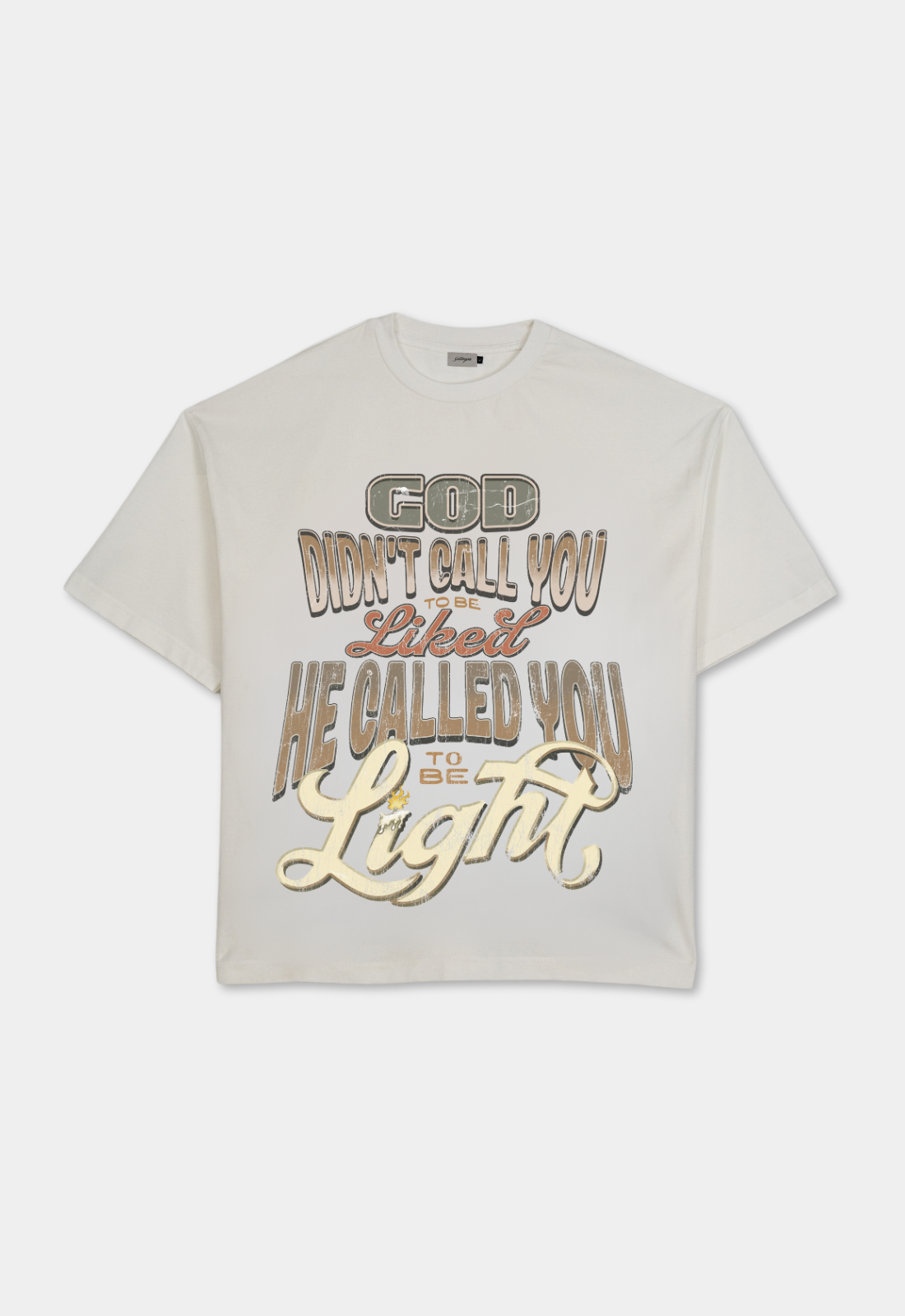 "BE THE LIGHT" BOXY TEE