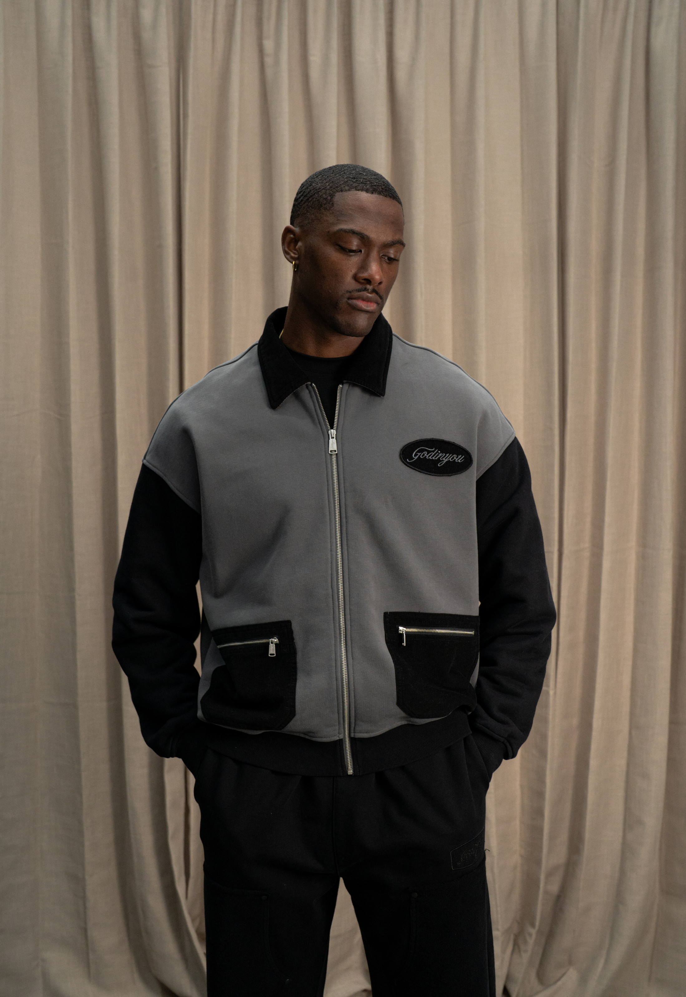 "ETERNITY" CORDUROY FULL-ZIP JACKET