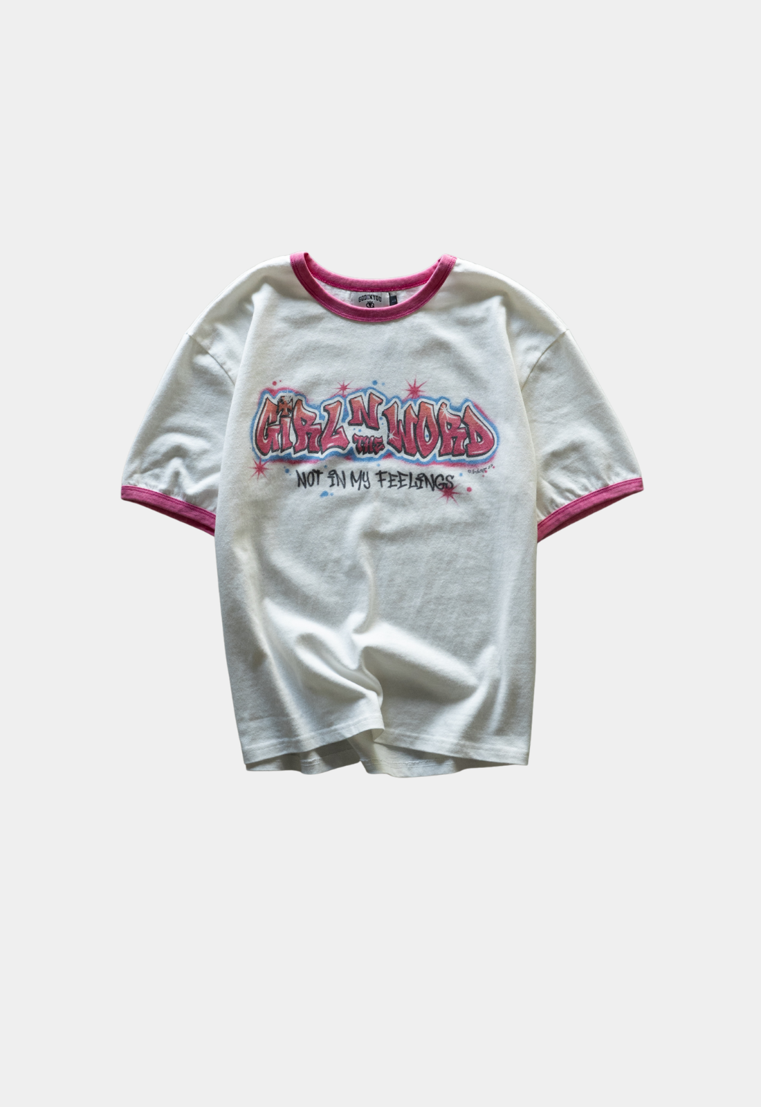 "GIRL N THE WORD" RINGER TEE