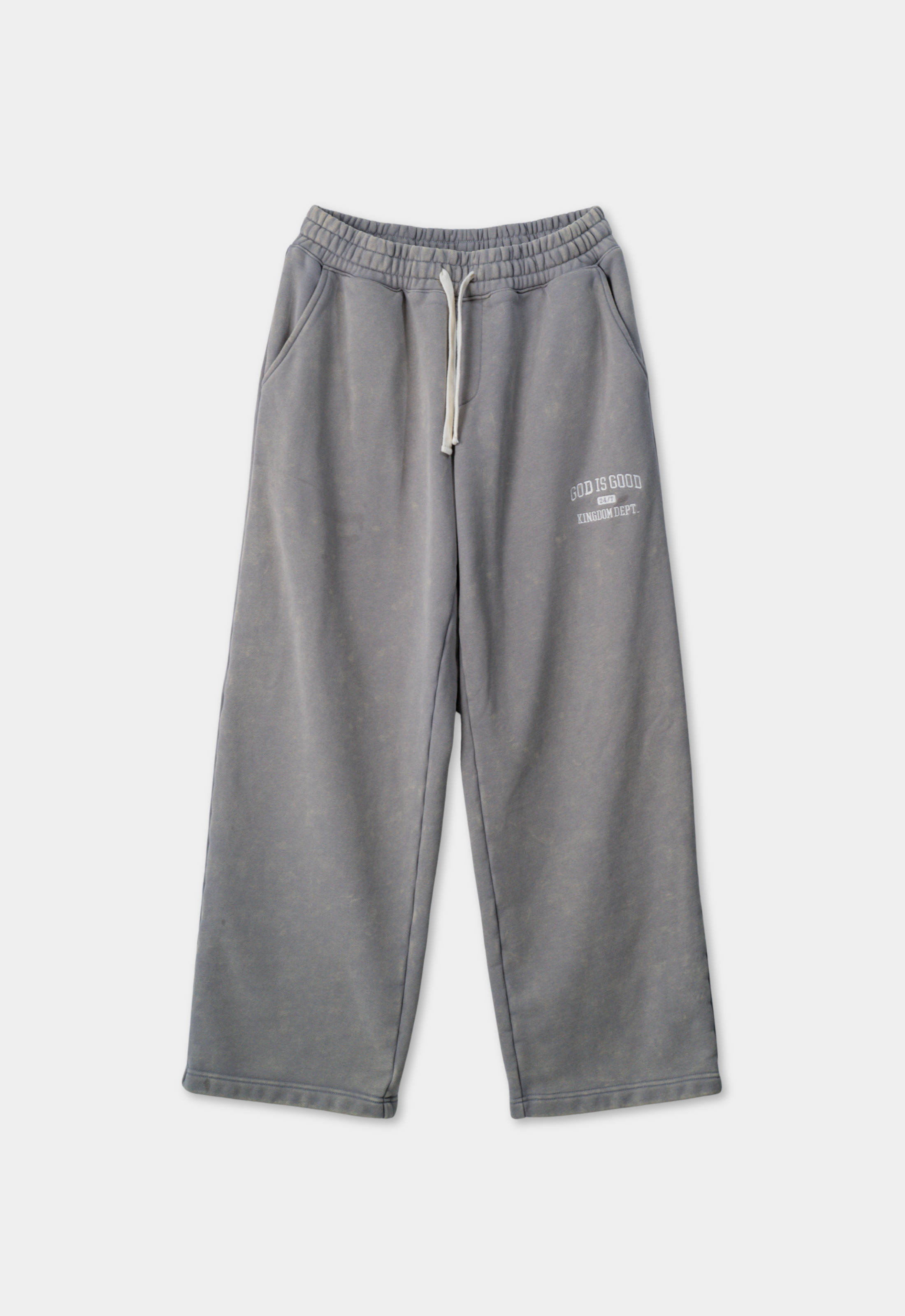 "GOD IS GOOD" SWEATPANTS (GREY)