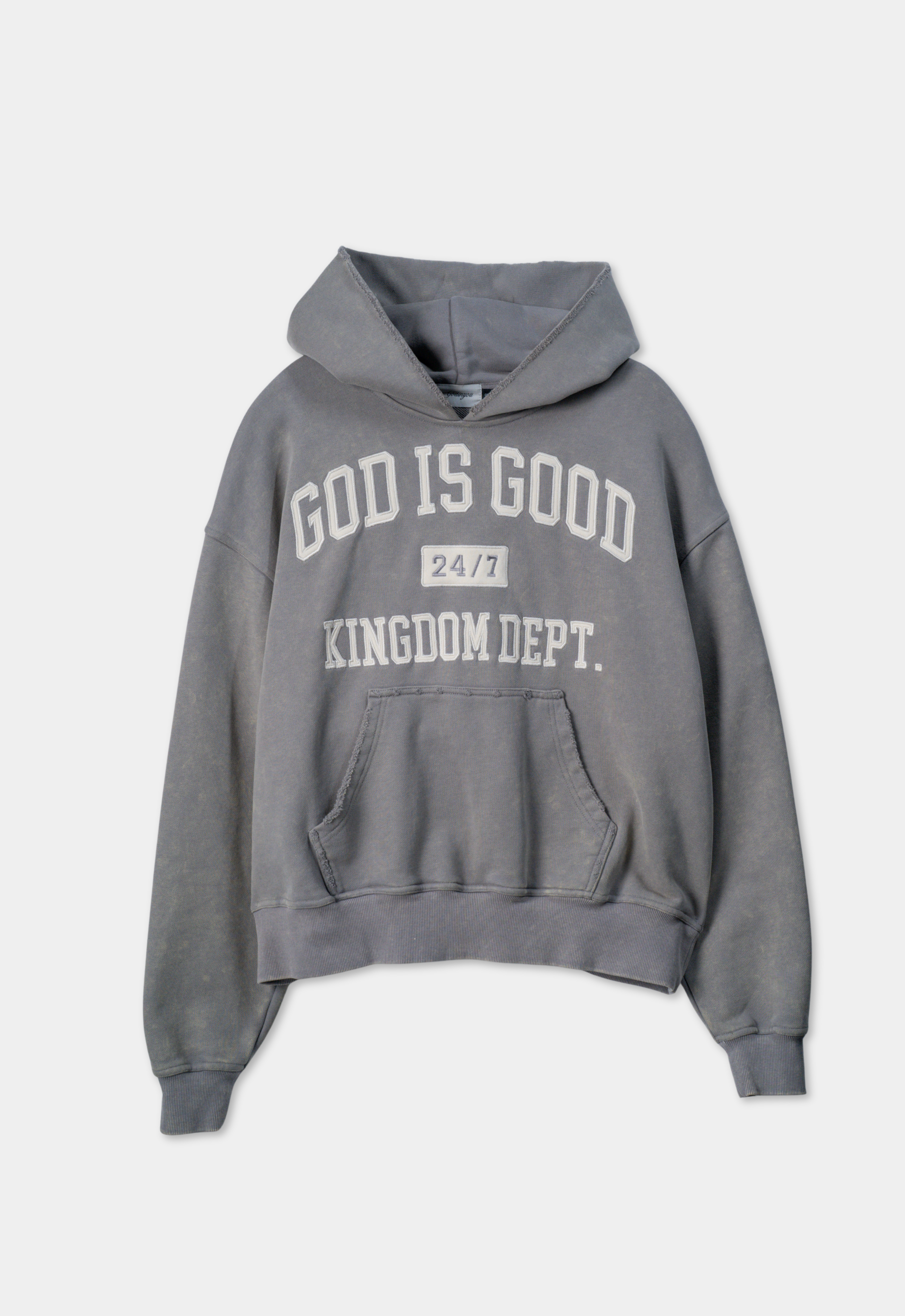 "GOD IS GOOD 2.0" HOODIE (GREY)