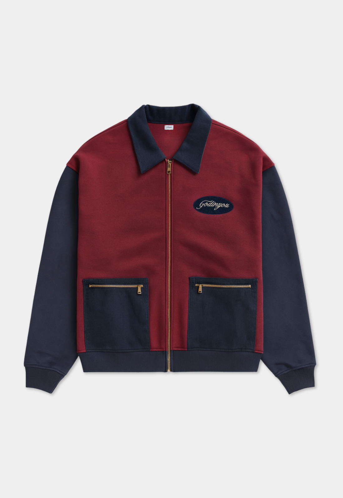 "IMAGINE" CORDUROY FULL-ZIP