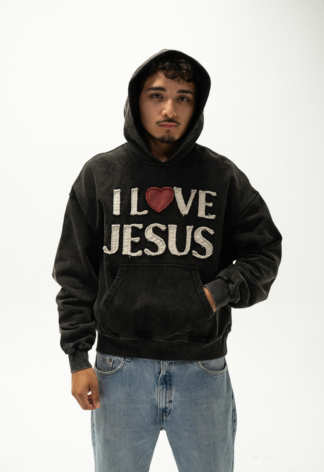 "I LOVE JESUS" HOODIE
