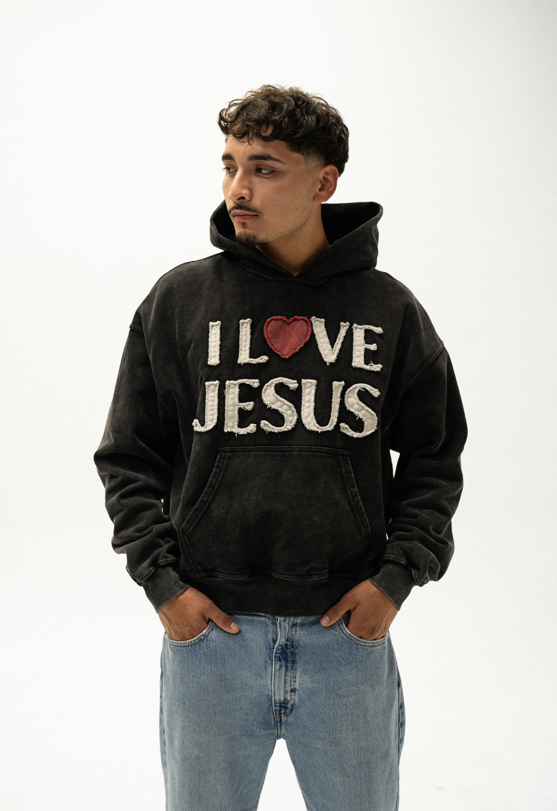 "I LOVE JESUS" HOODIE