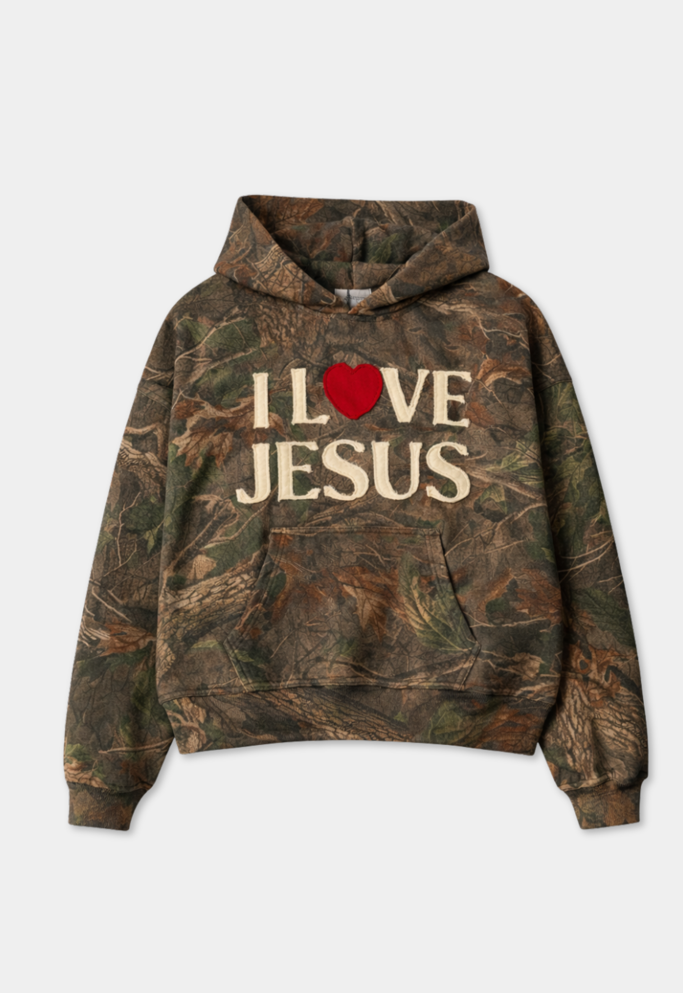 "I LOVE JESUS" HOODIE (CAMO)