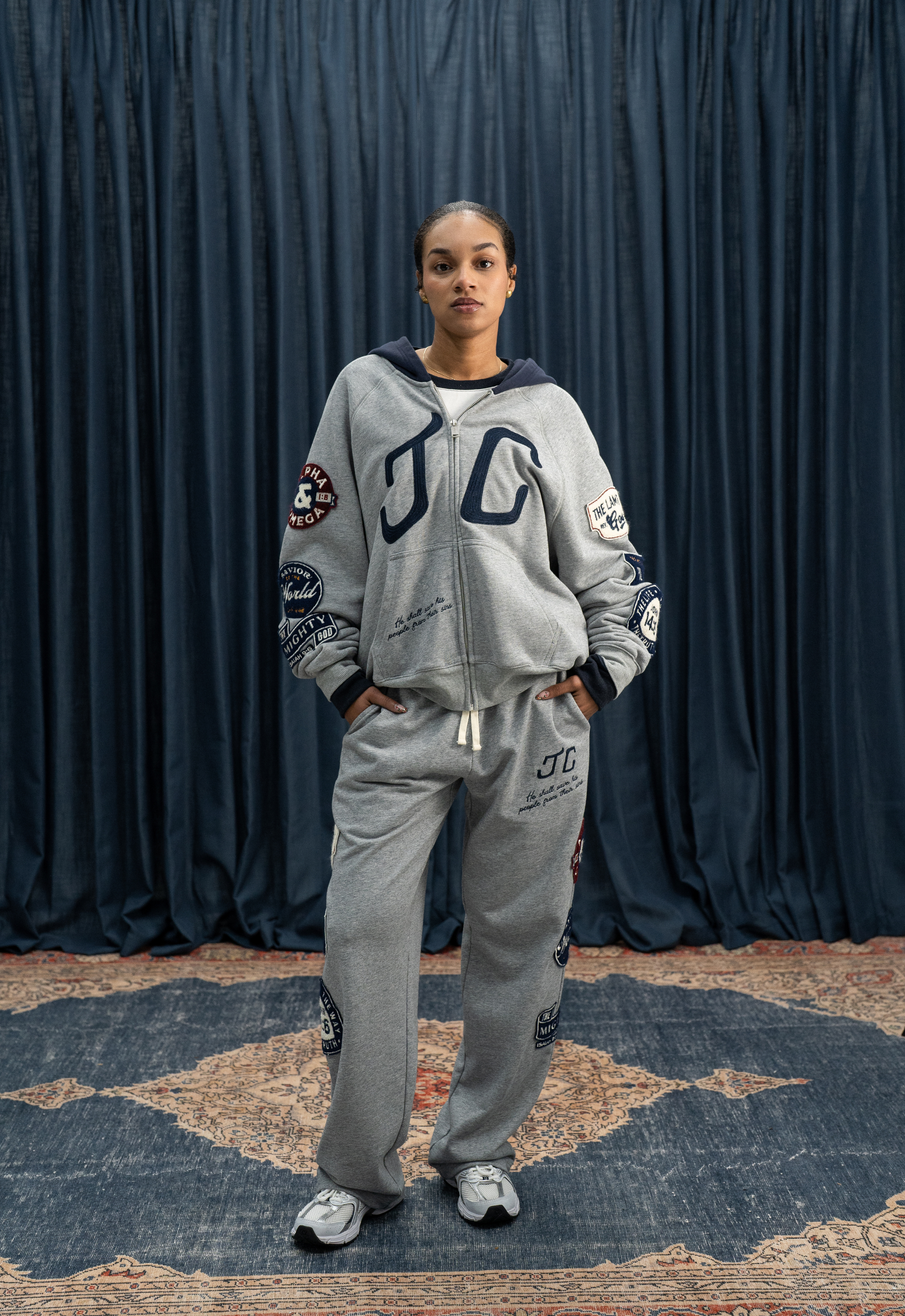 "JC" CHENILLE PATCH HOODIE