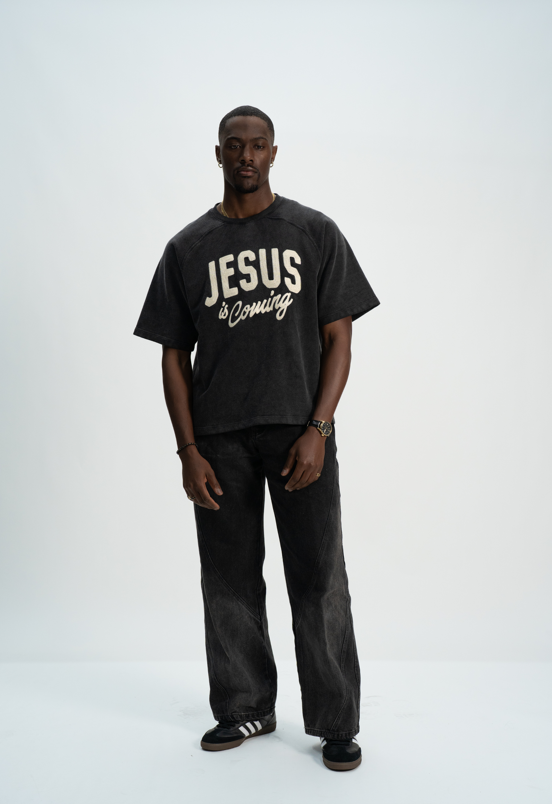 "JESUS IS COMING" TEE