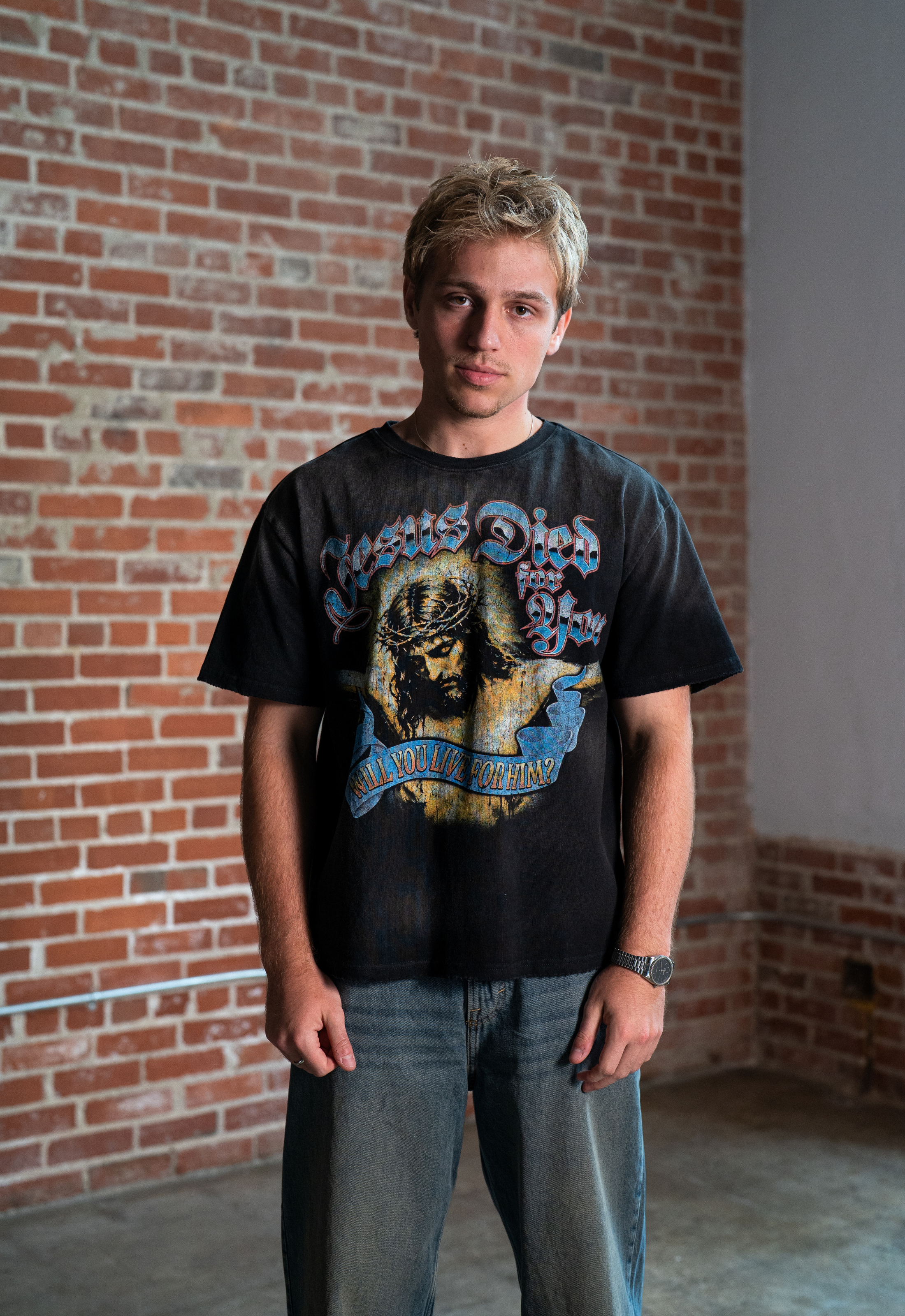 "LIVE FOR HIM" TEE