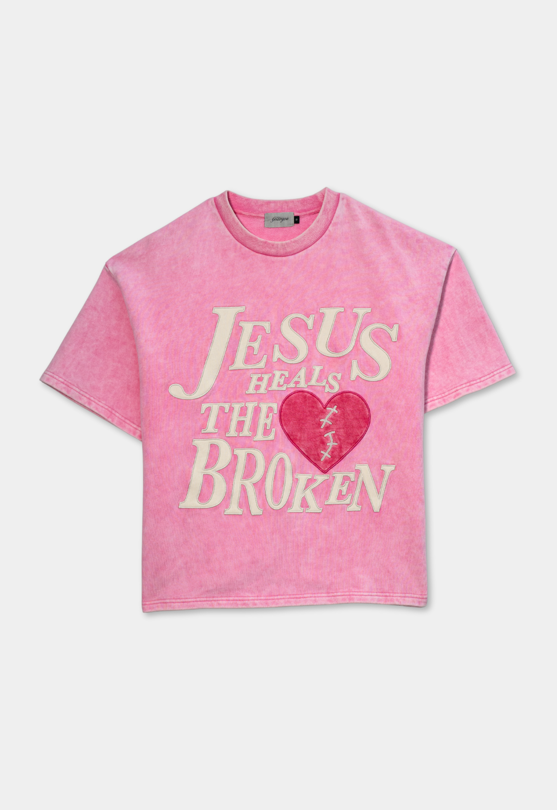 "MENDED" TEE (PINK)