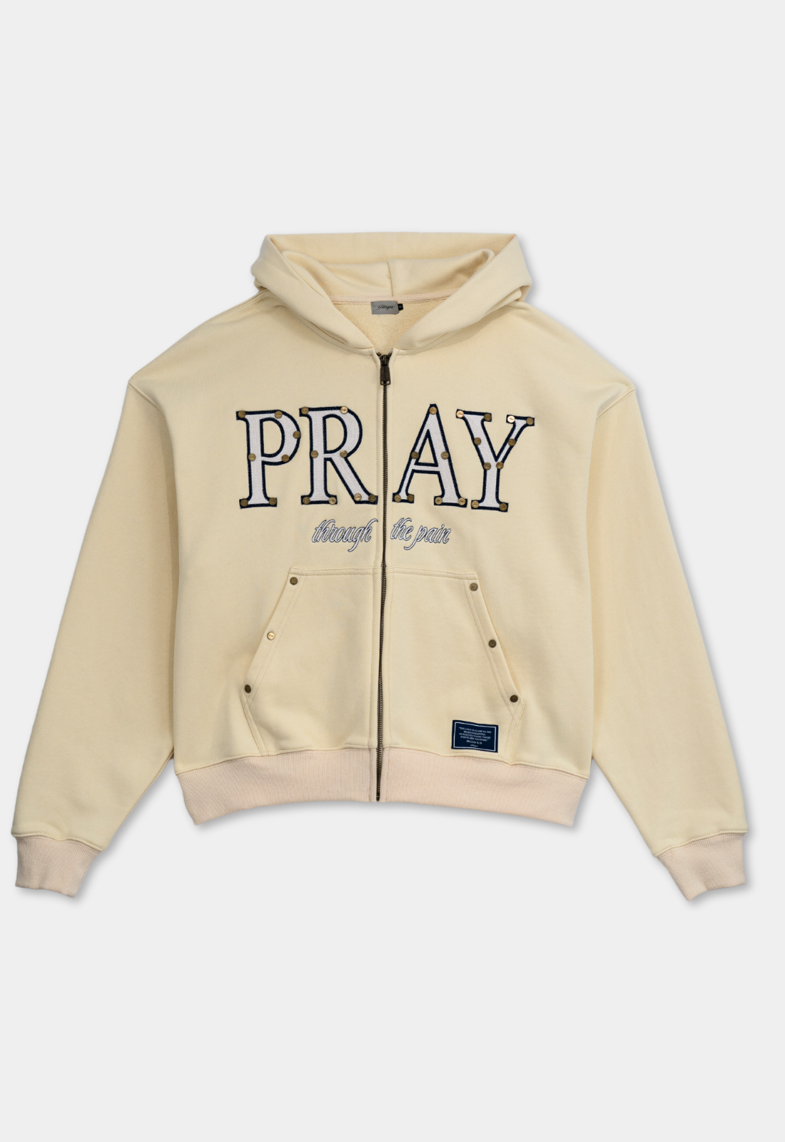"PRAY" ZIP UP HOODIE