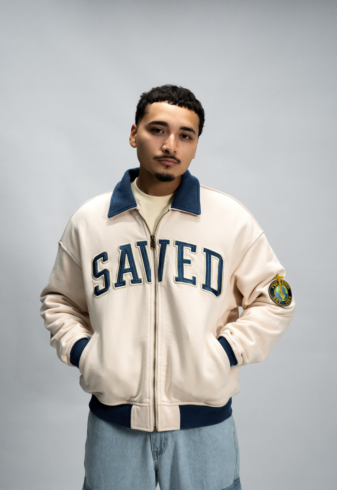 "SAVED" FULL-ZIP JACKET