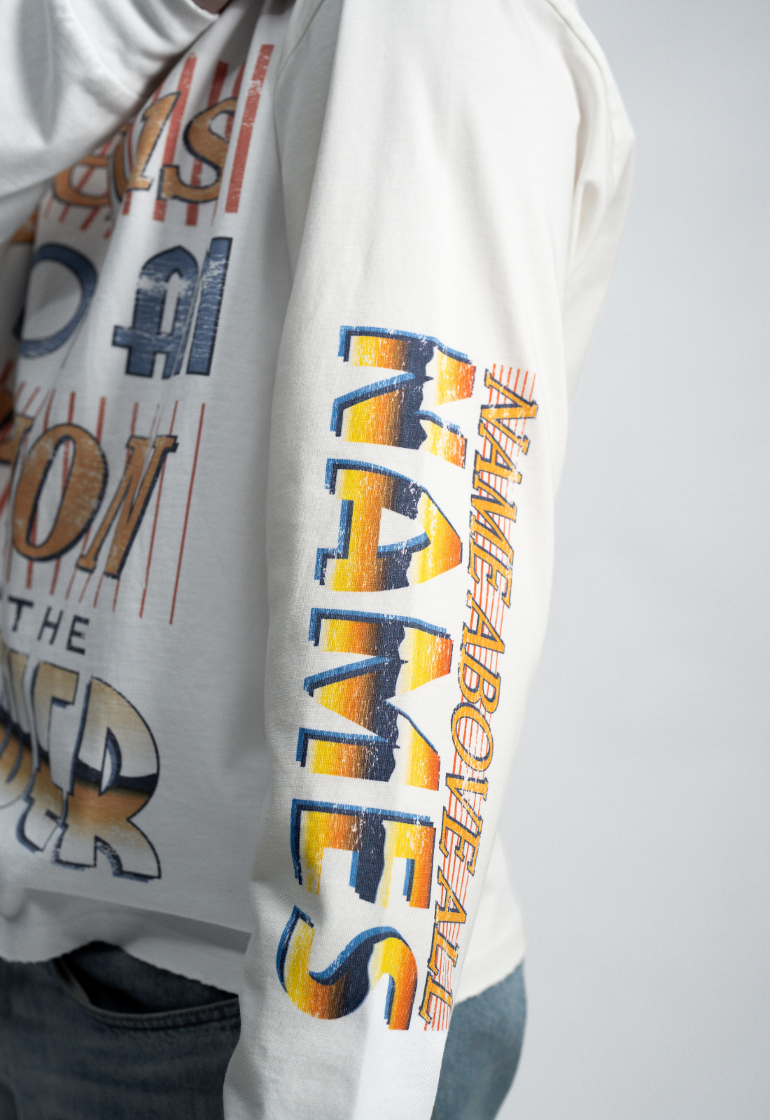 "THE ANSWER" L/S BOXY TEE