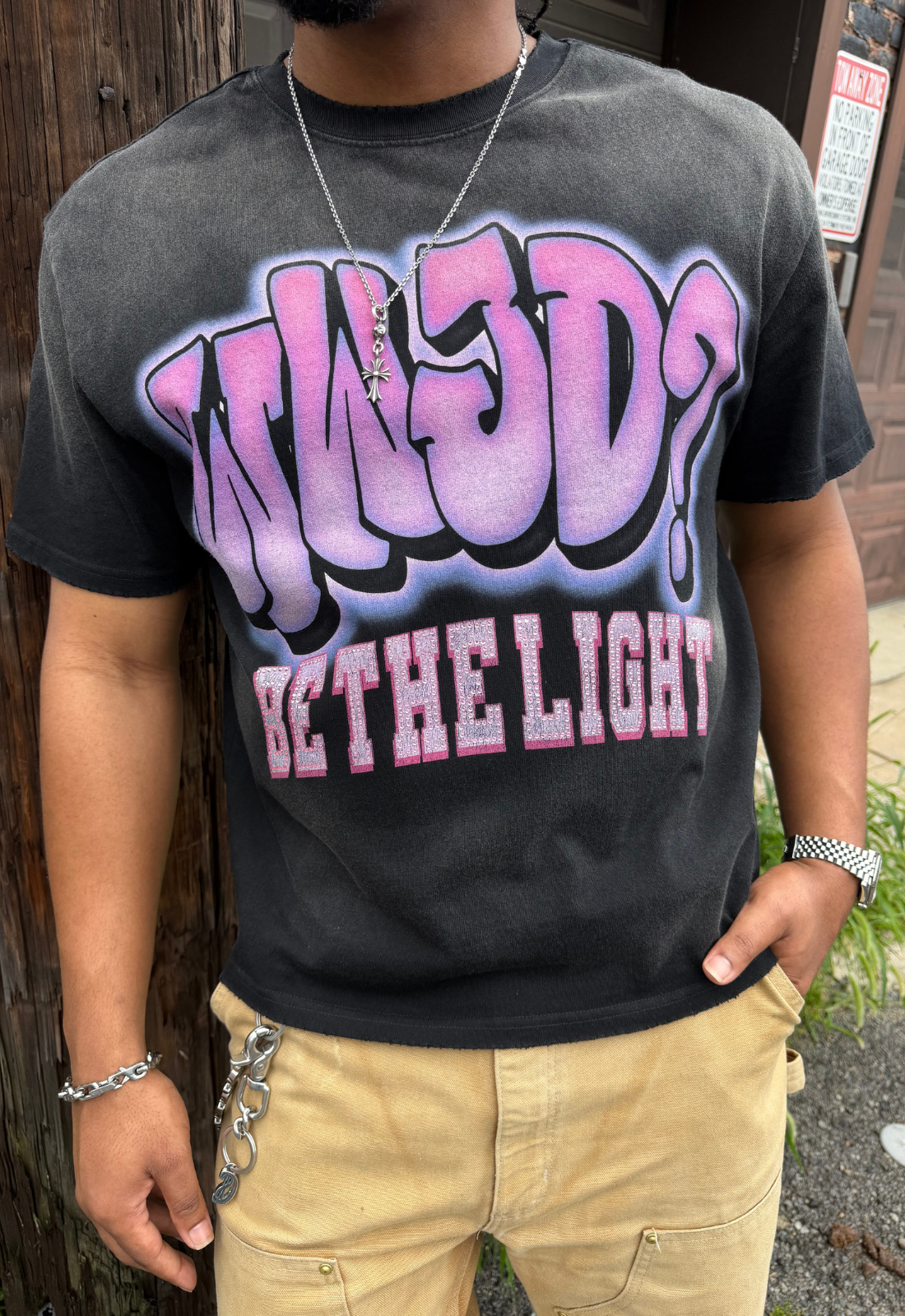"WWJD" TEE (BLACK)