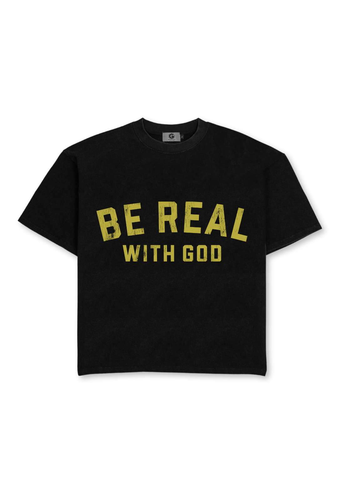 "BE REAL" BOXY TEE
