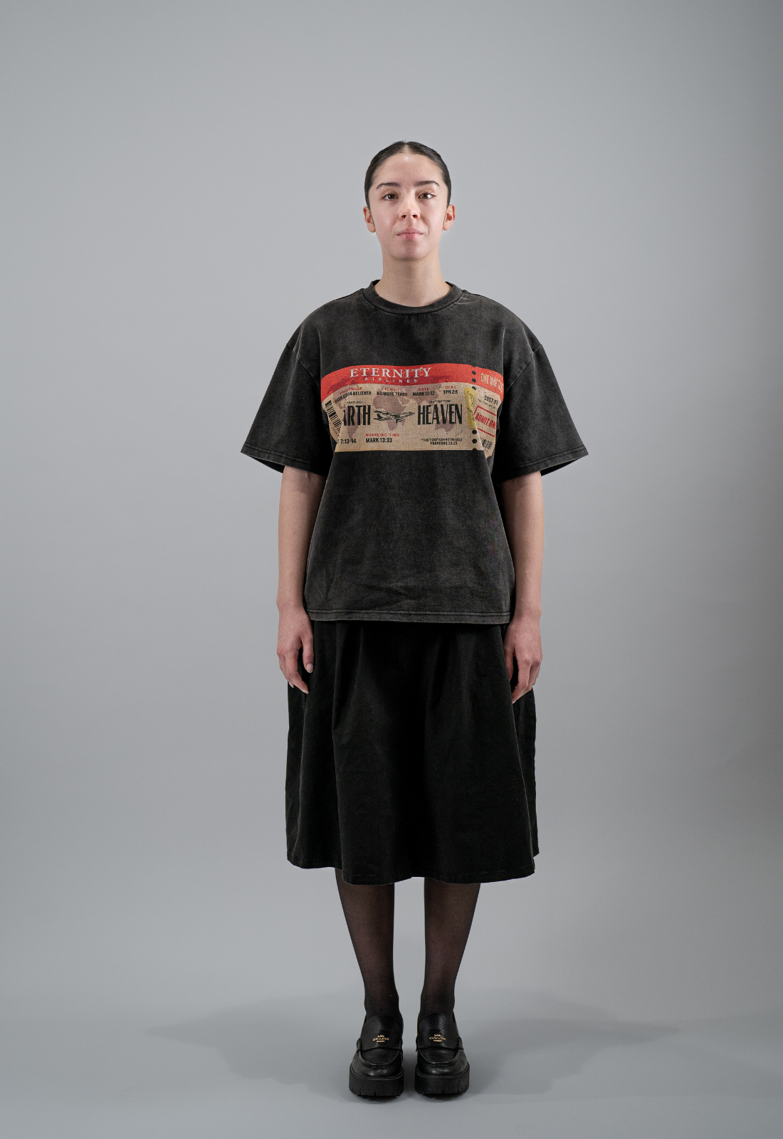 "TICKET HOME" BOXY TEE