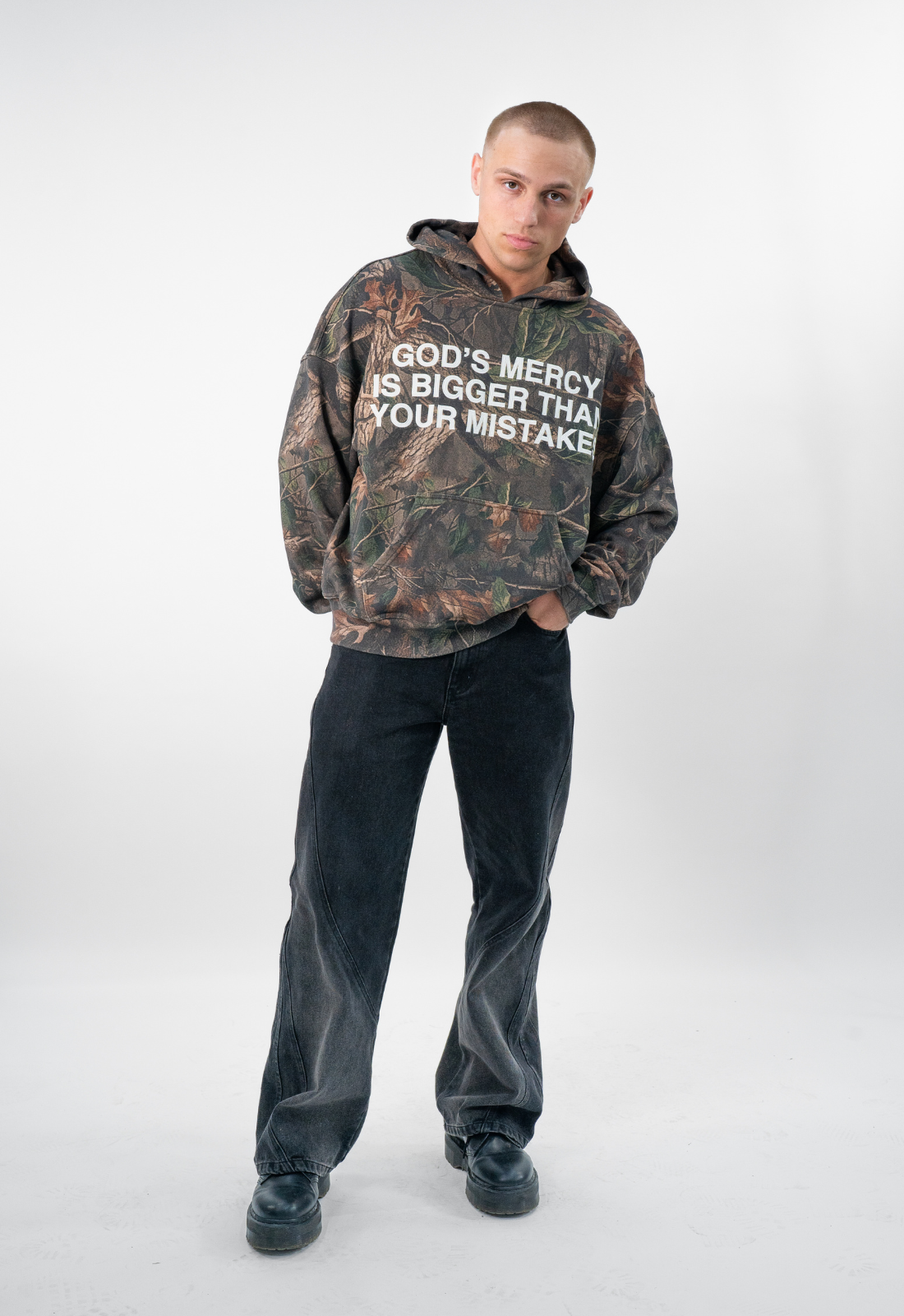 "ENDLESS MERCY" CAMO HOODIE