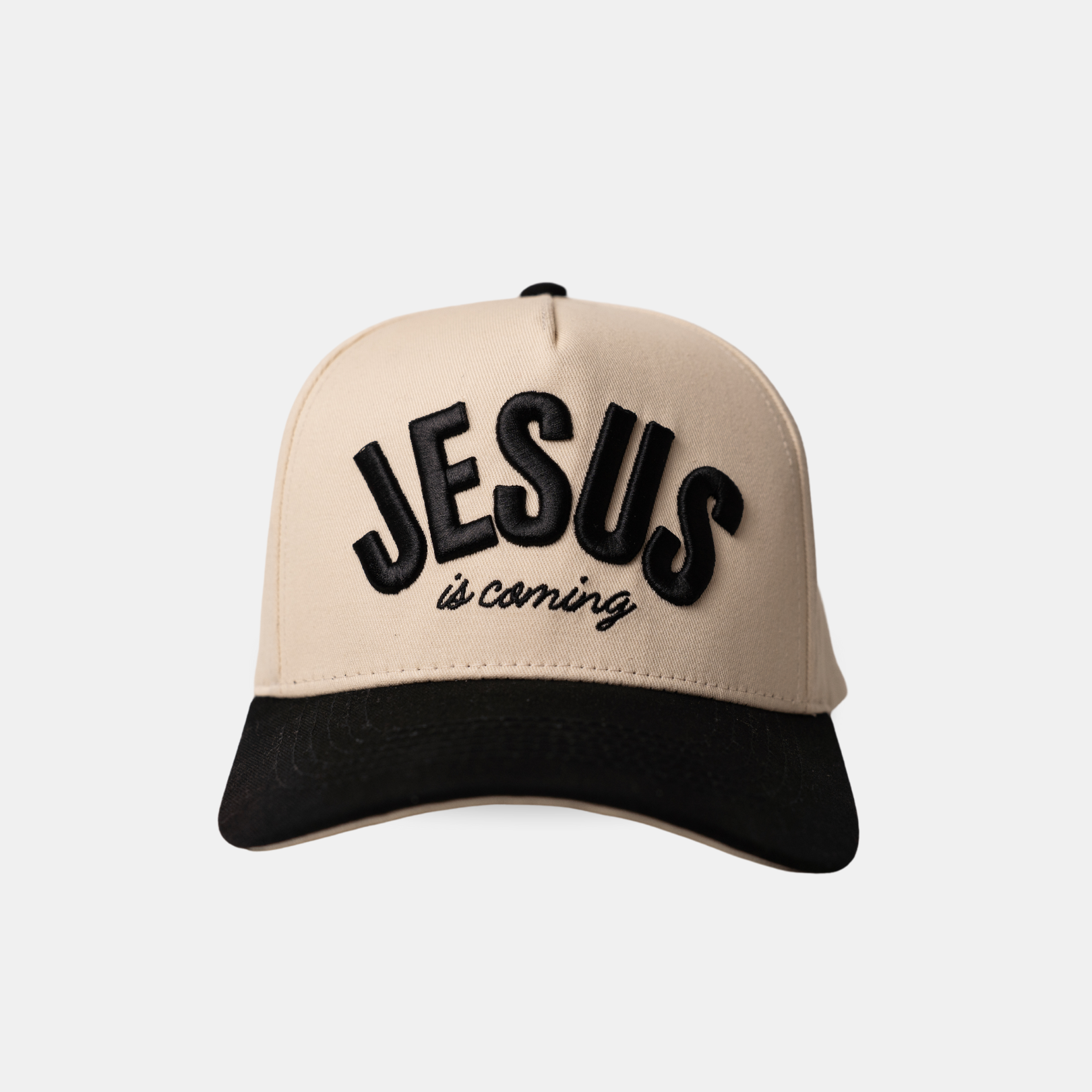 JESUS IS COMING SNAPBACK (CREAM)