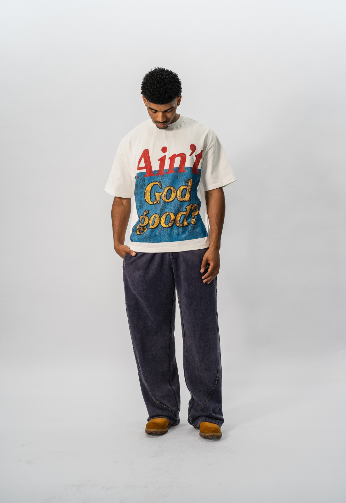 "AIN'T GOD GOOD" BOXY TEE
