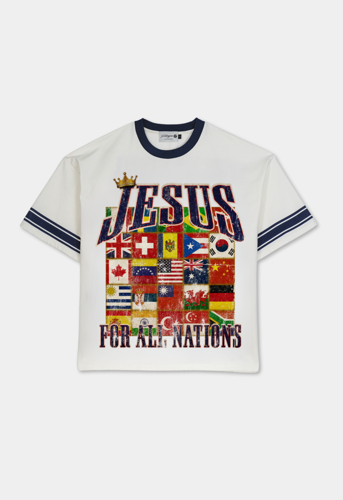 "ALL NATIONS" BOXY TEE