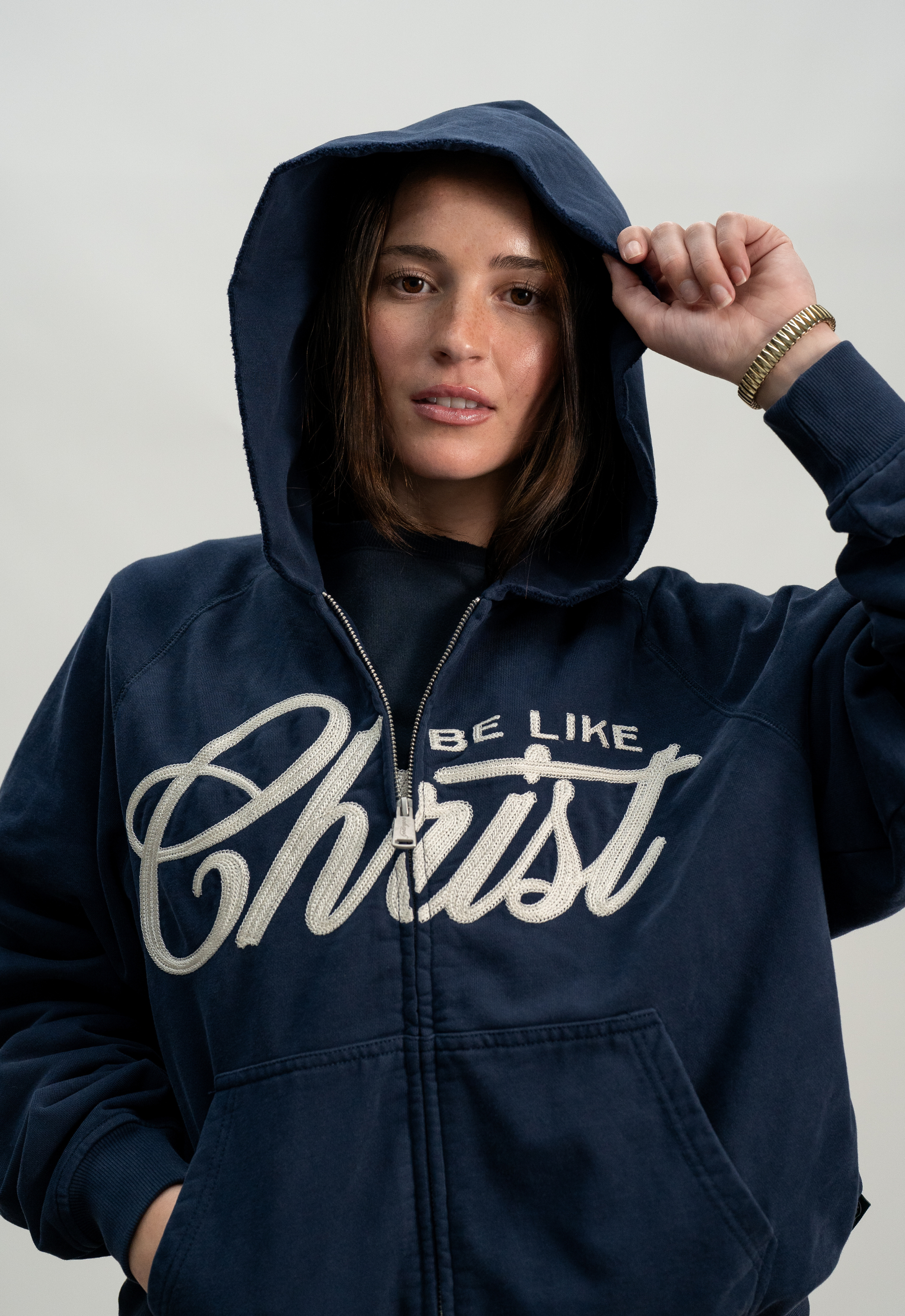 "BE LIKE CHRIST" ZIP-UP HOODIE