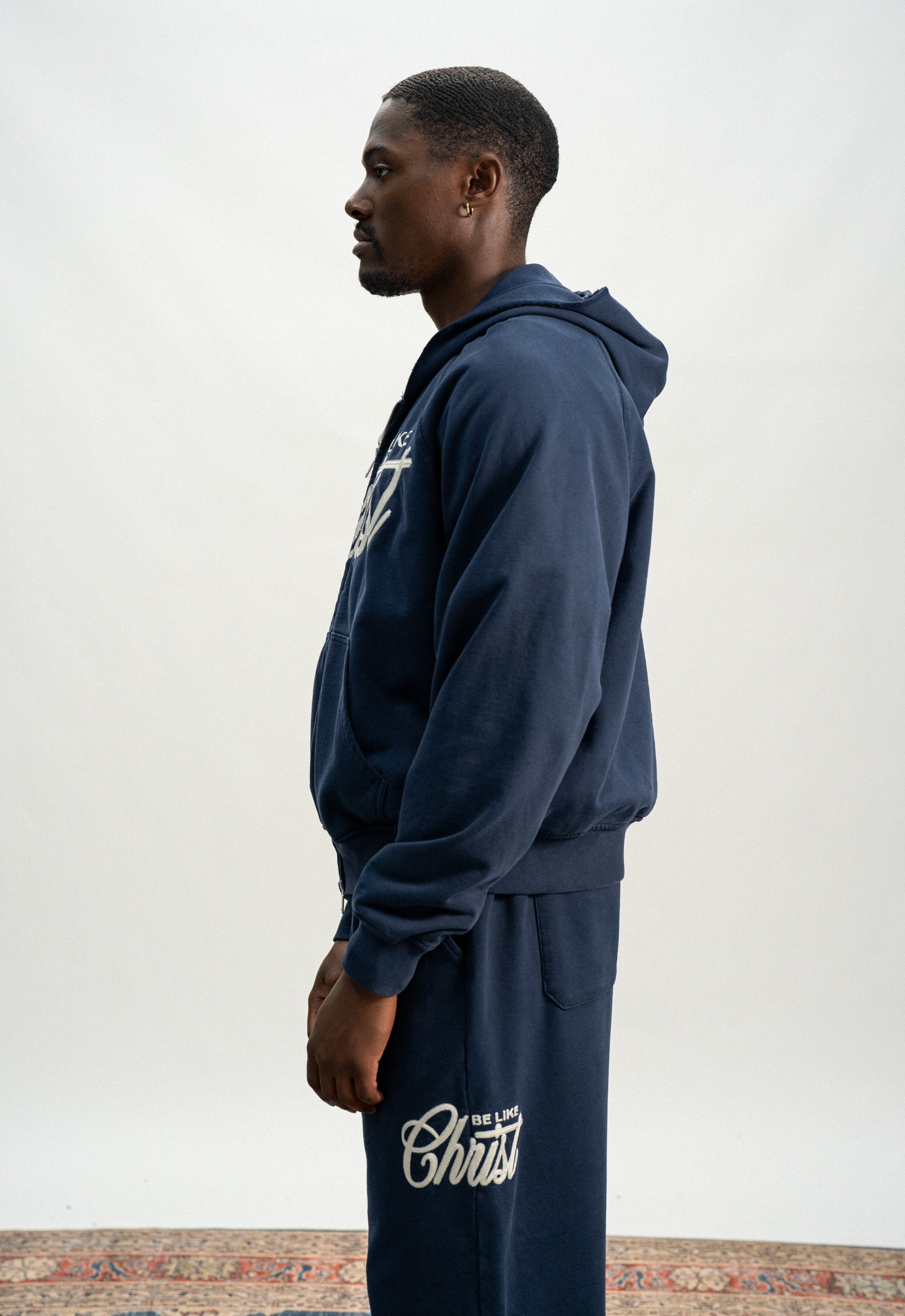 "BE LIKE CHRIST" ZIP-UP HOODIE