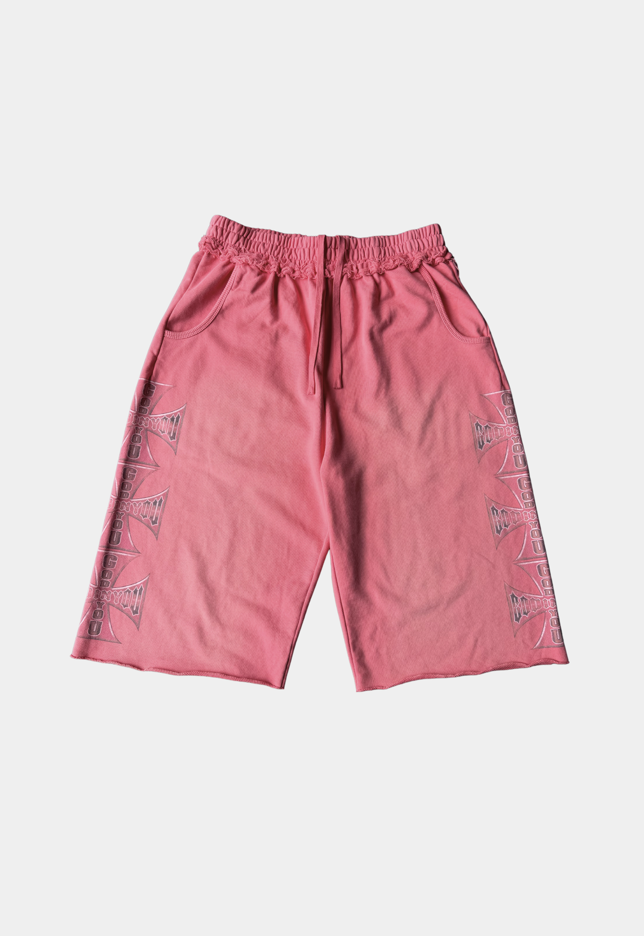 "CHOPPER" SWEATSHORTS (CORAL)