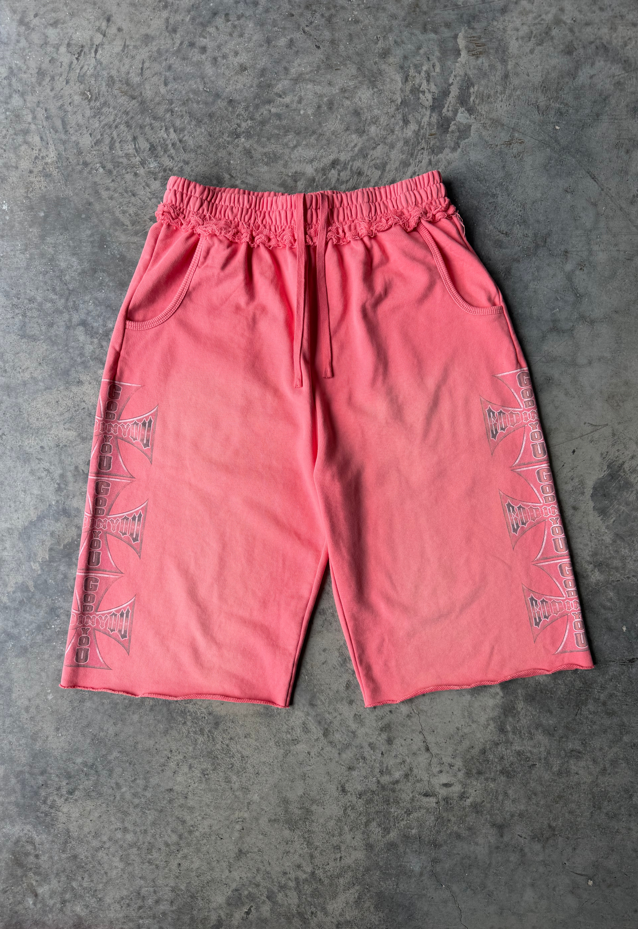 "CHOPPER" SWEATSHORTS (CORAL)