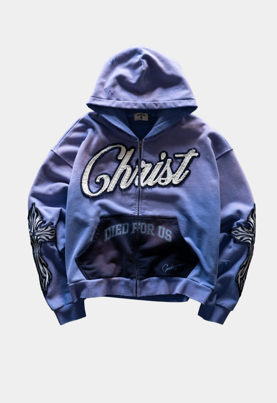 "CHRIST" ZIP-UP HOODIE