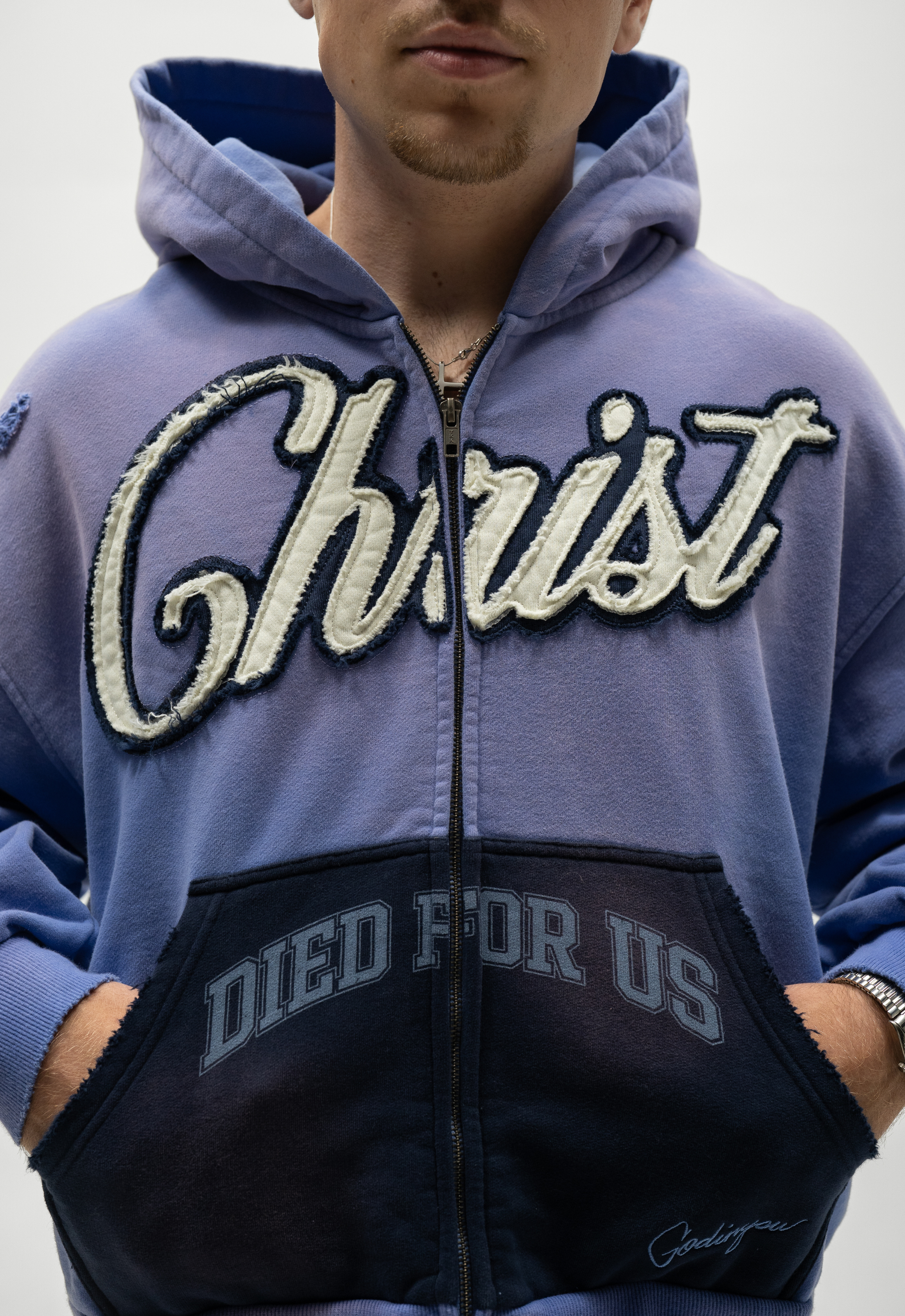 "CHRIST" ZIP-UP HOODIE