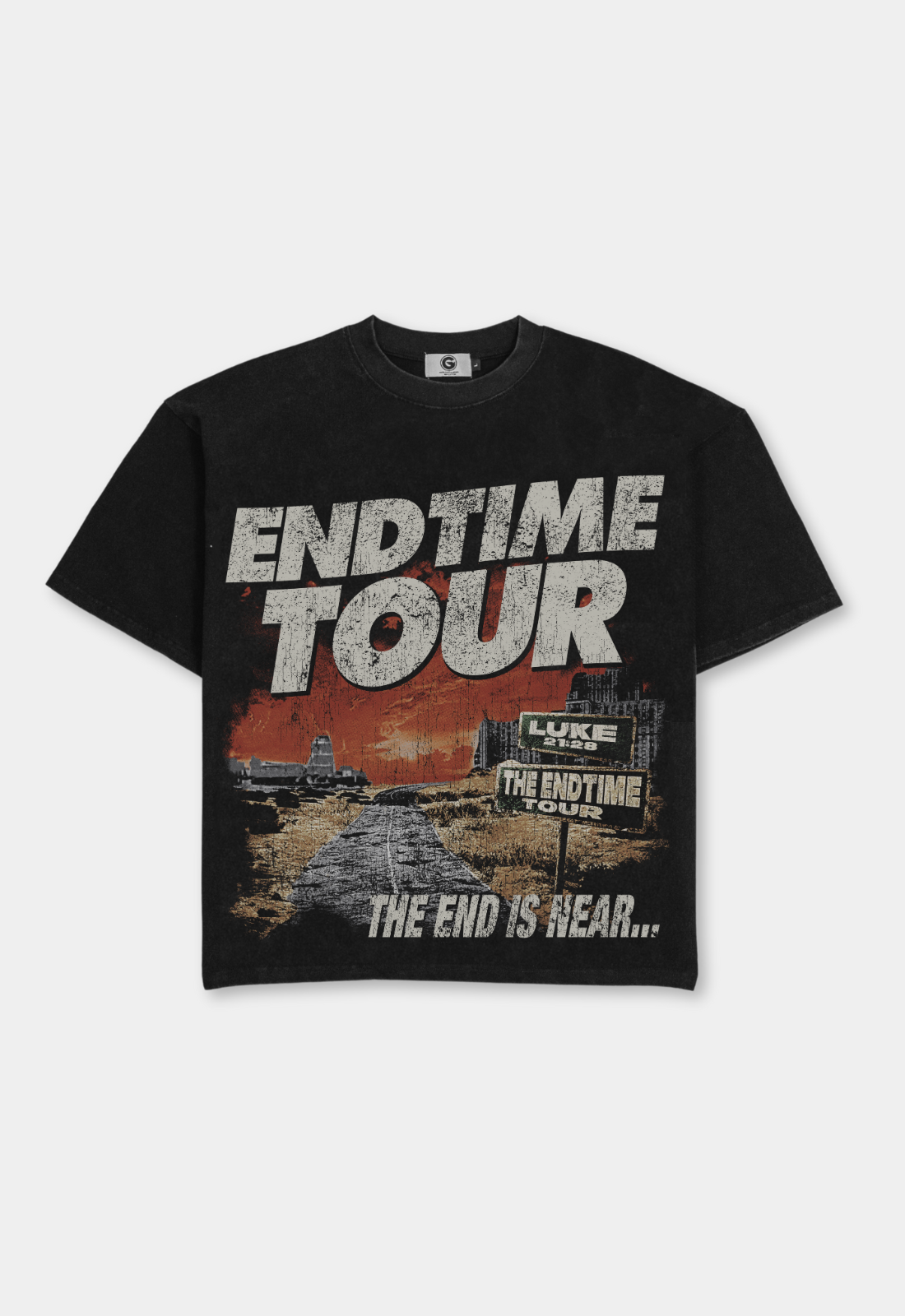 "END TIME TOUR" BOXY TEE