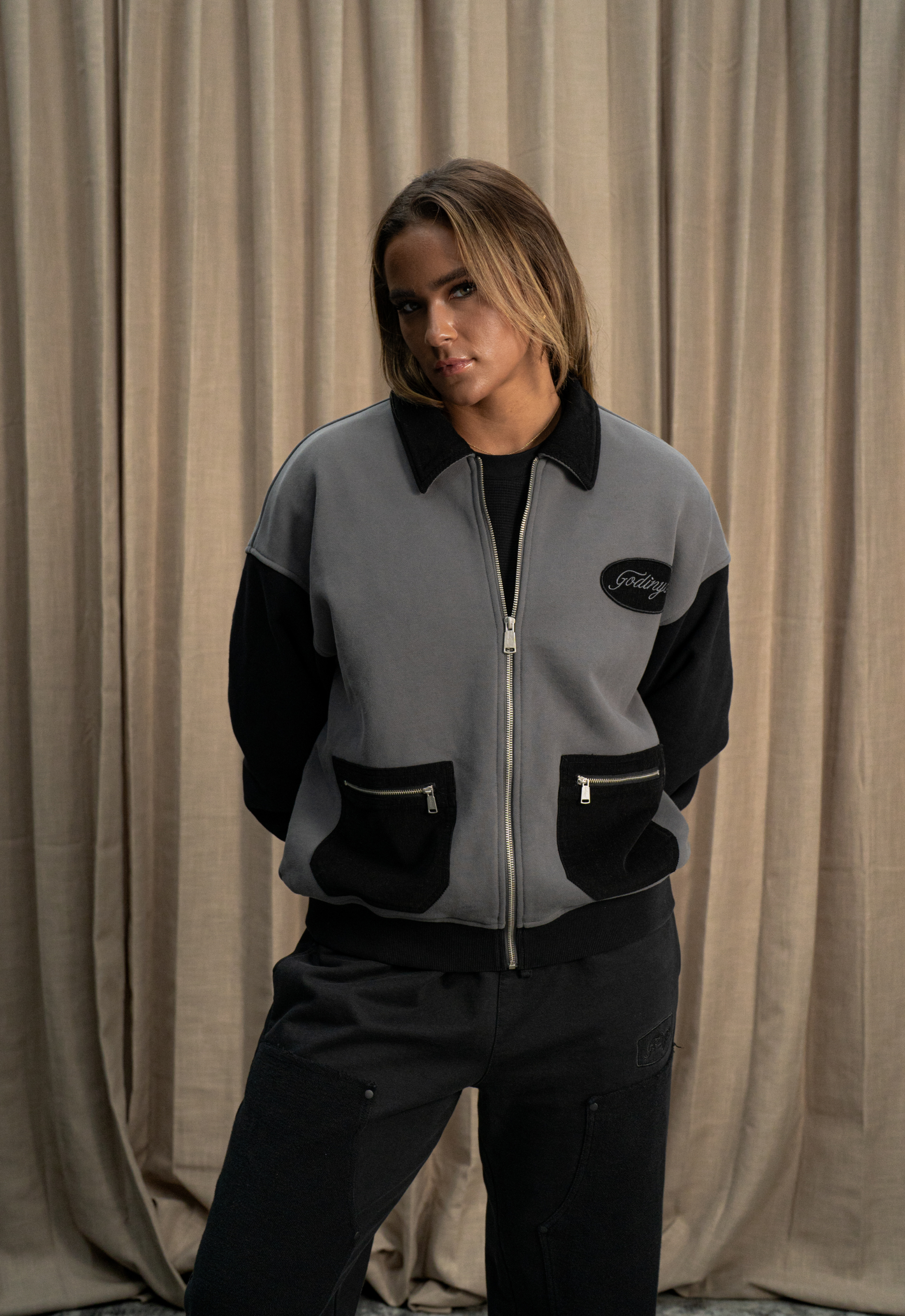 "ETERNITY" CORDUROY FULL-ZIP JACKET