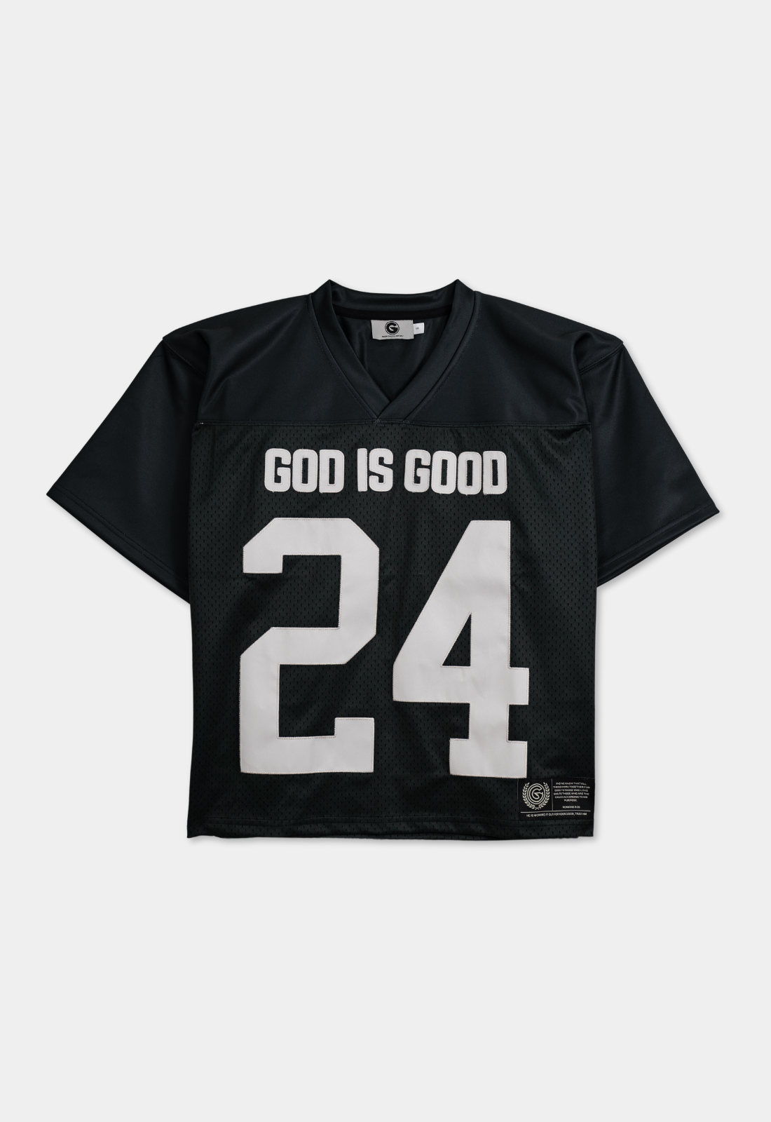 "GOD IS GOOD" (BLACK) HEAVYWEIGHT JERSEY