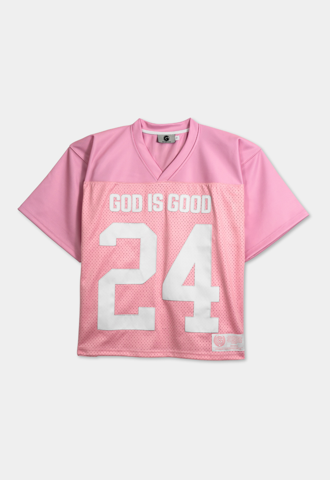 "GOD IS GOOD" (PINK) HEAVYWEIGHT JERSEY