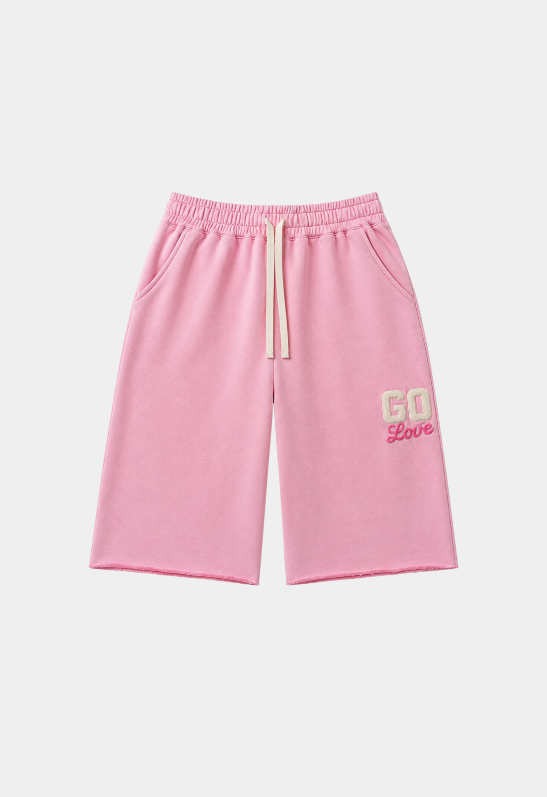 "GOD LOVES YOU" SWEATSHORTS