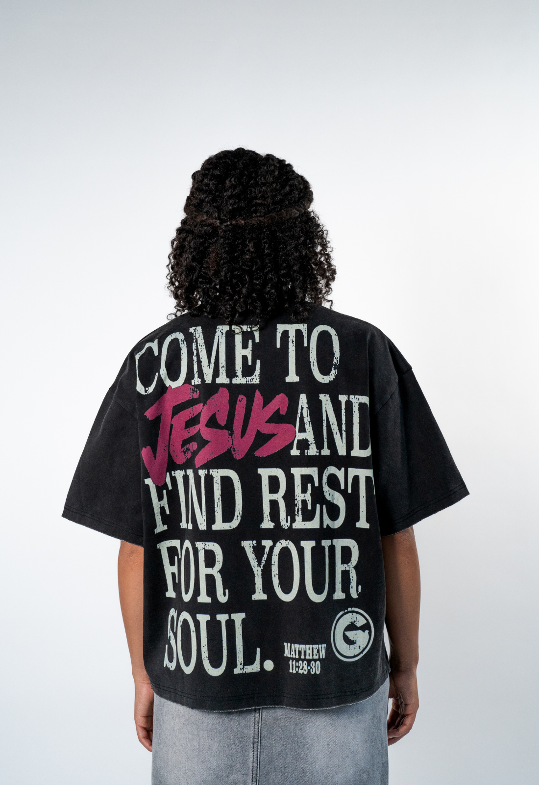 "HOLY GHOST" BOXY TEE