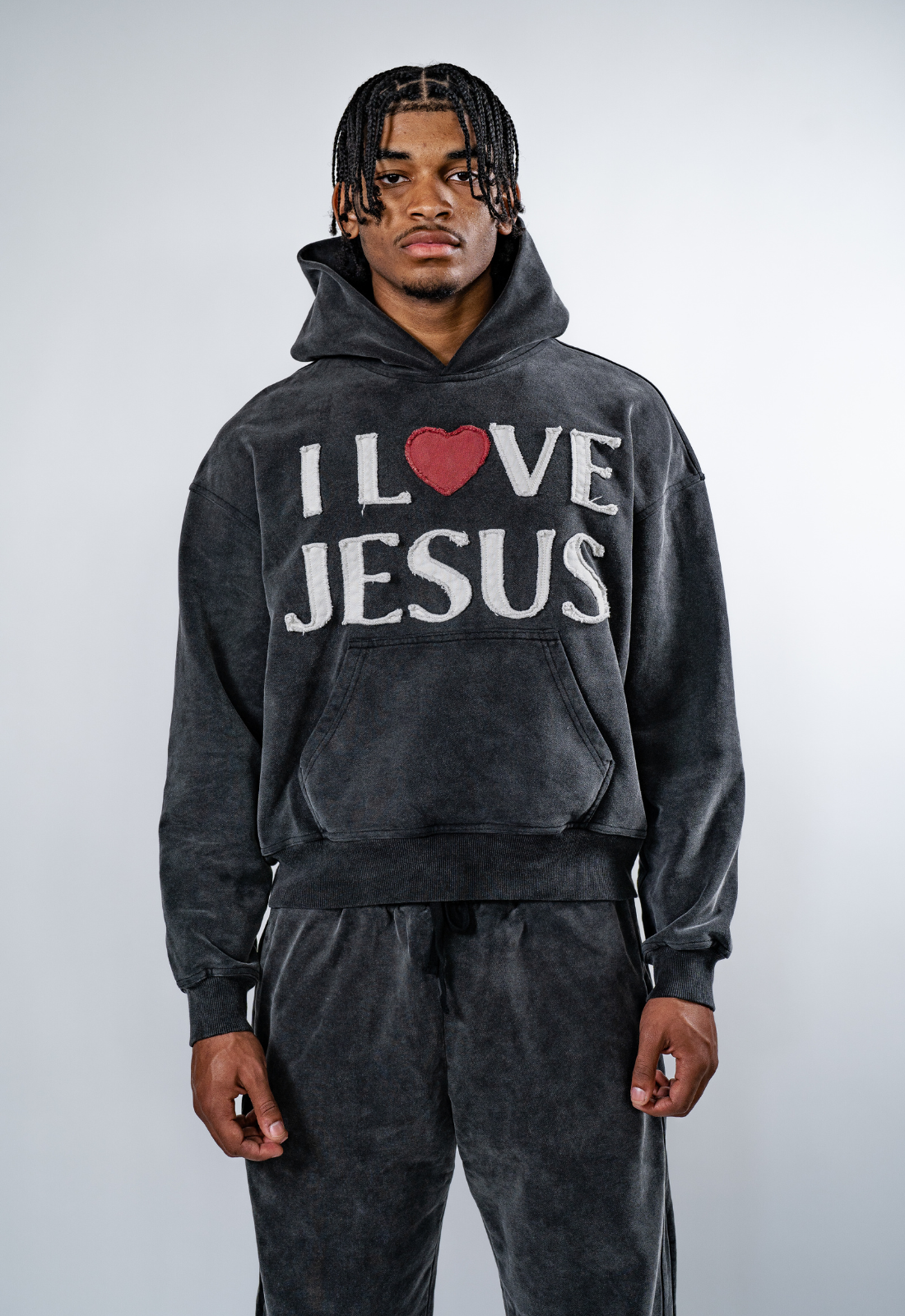 "I LOVE JESUS" HOODIE