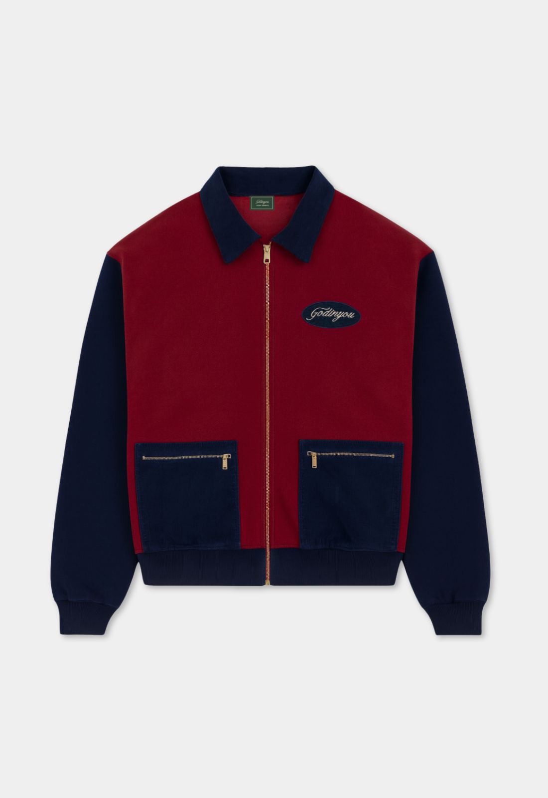 "IMAGINE" CORDUROY FULL-ZIP