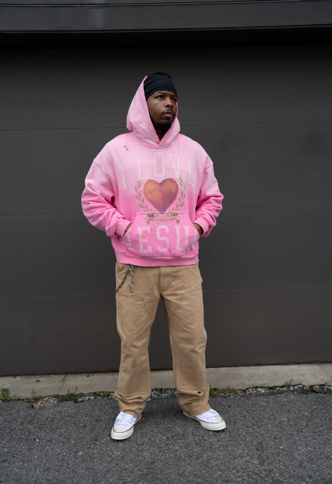"I LOVE JESUS 2.0" HOODIE (PINK)