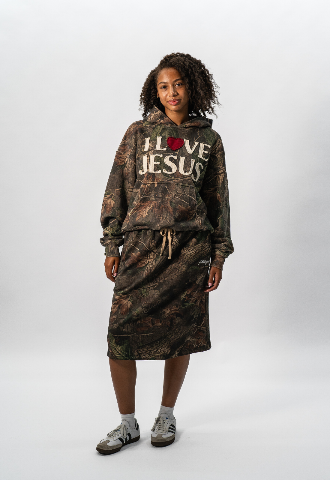 "I LOVE JESUS" HOODIE (CAMO)