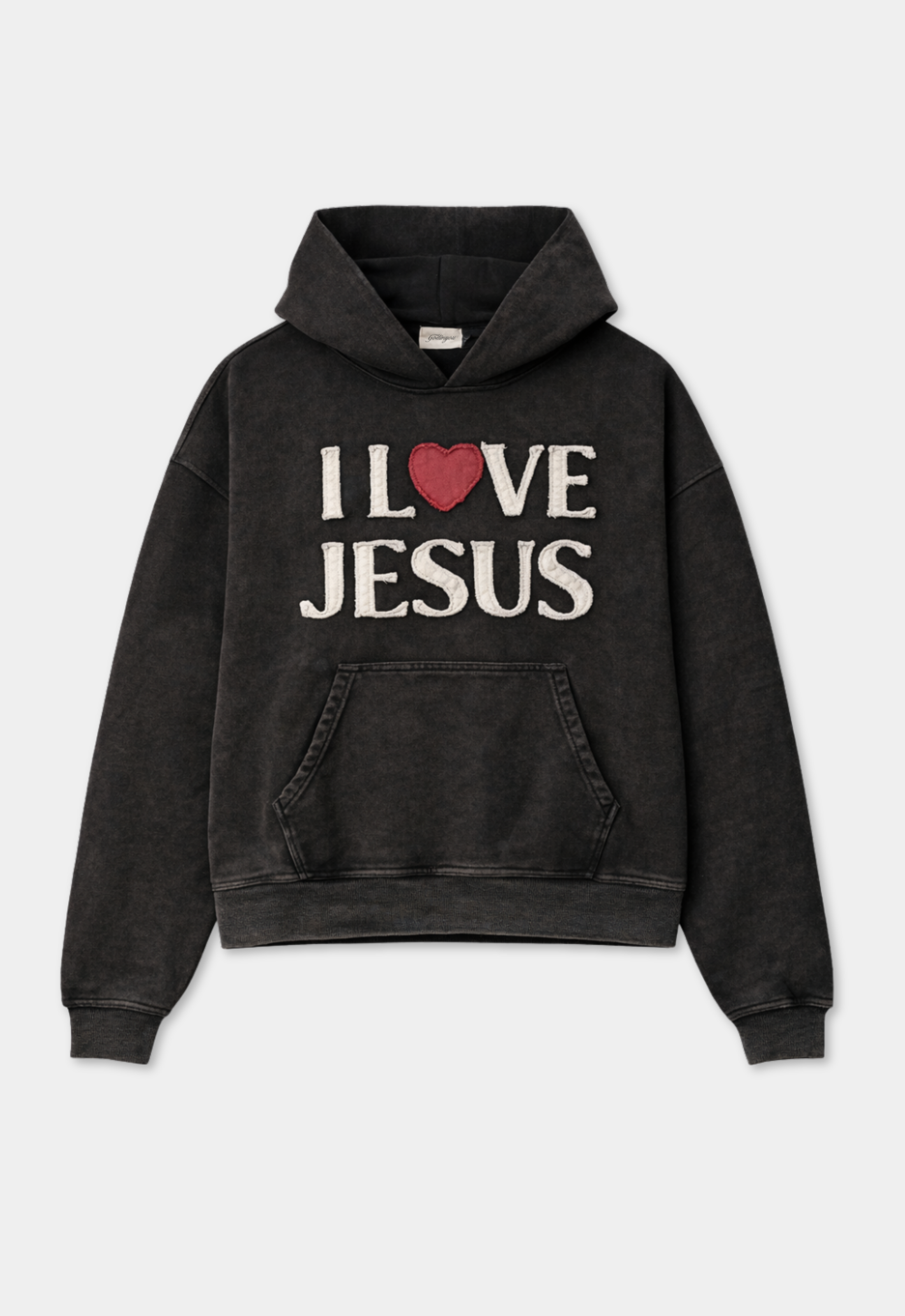 "I LOVE JESUS" HOODIE