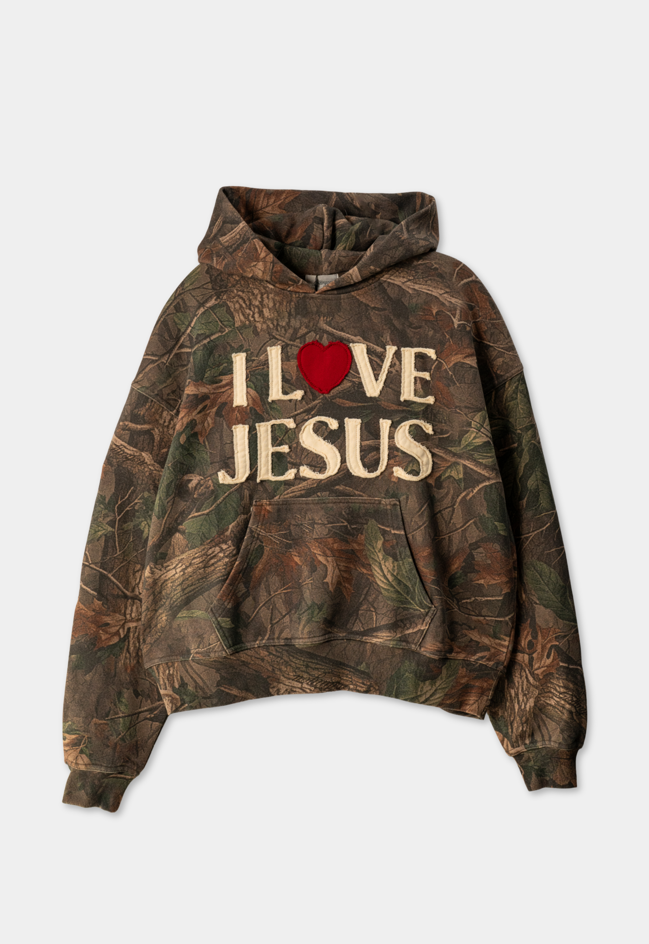 "I LOVE JESUS" HOODIE (CAMO)