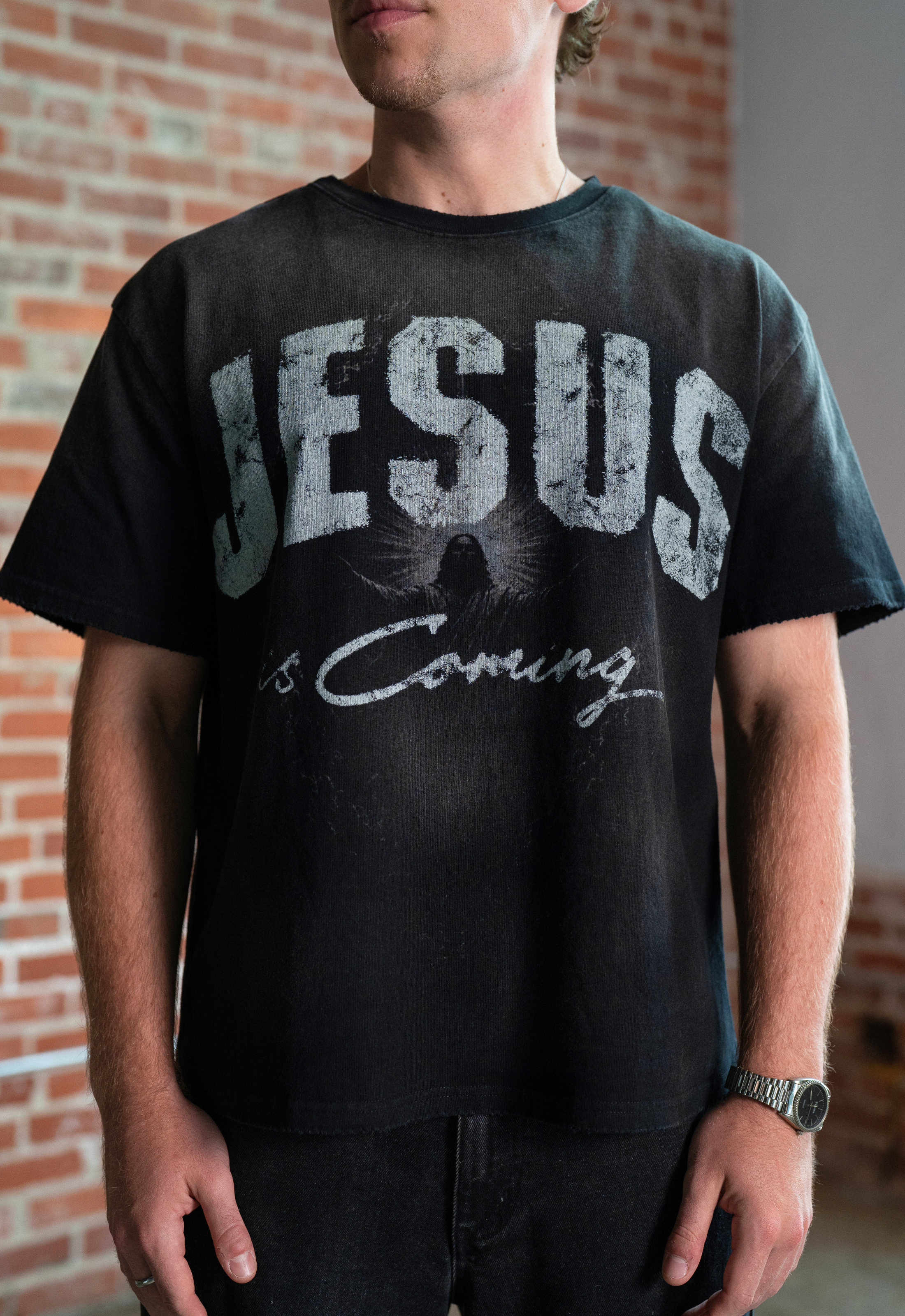 "JESUS IS COMING" TEE