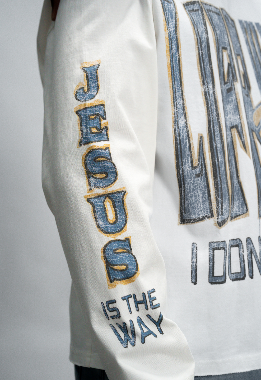 "LIFE WITH JESUS" L/S BOXY TEE