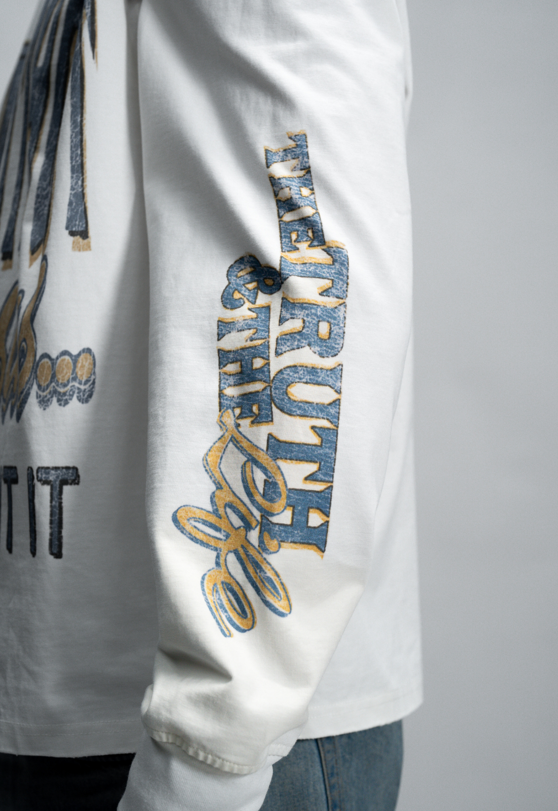 "LIFE WITH JESUS" L/S BOXY TEE